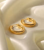 Gold-Filled Thick Hoop Earrings – Susan