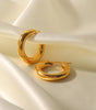 Gold-Filled Thick Hoop Earrings – Susan