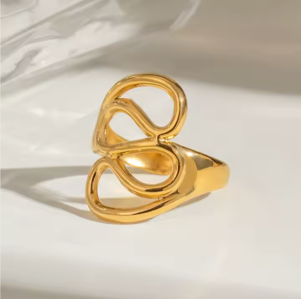 Gold Adjustable Ring – Fenton