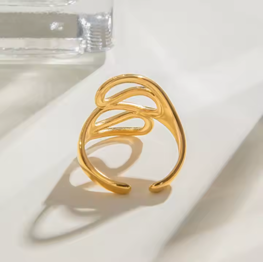 Gold Adjustable Ring – Fenton