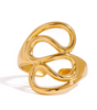 Gold Adjustable Ring – Fenton