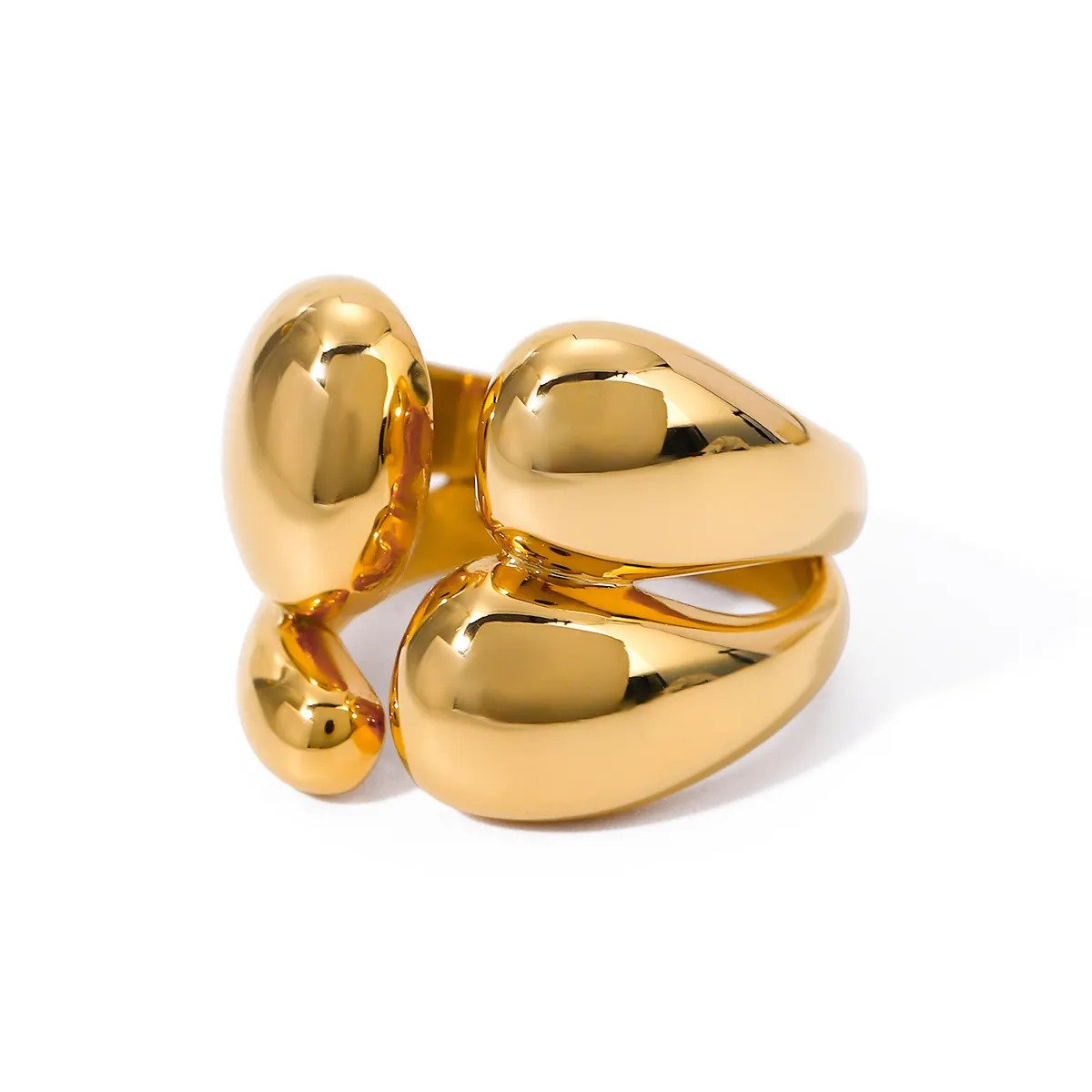 Gold Bubble Modern Ring – Fitton