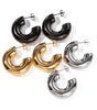 Elegant C-Shaped Waterproof Earrings  – Waterproof