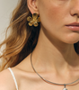 Flower Earrings with Waterproof Features - Bridget