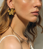 Flower Earrings with Waterproof Features - Bridget