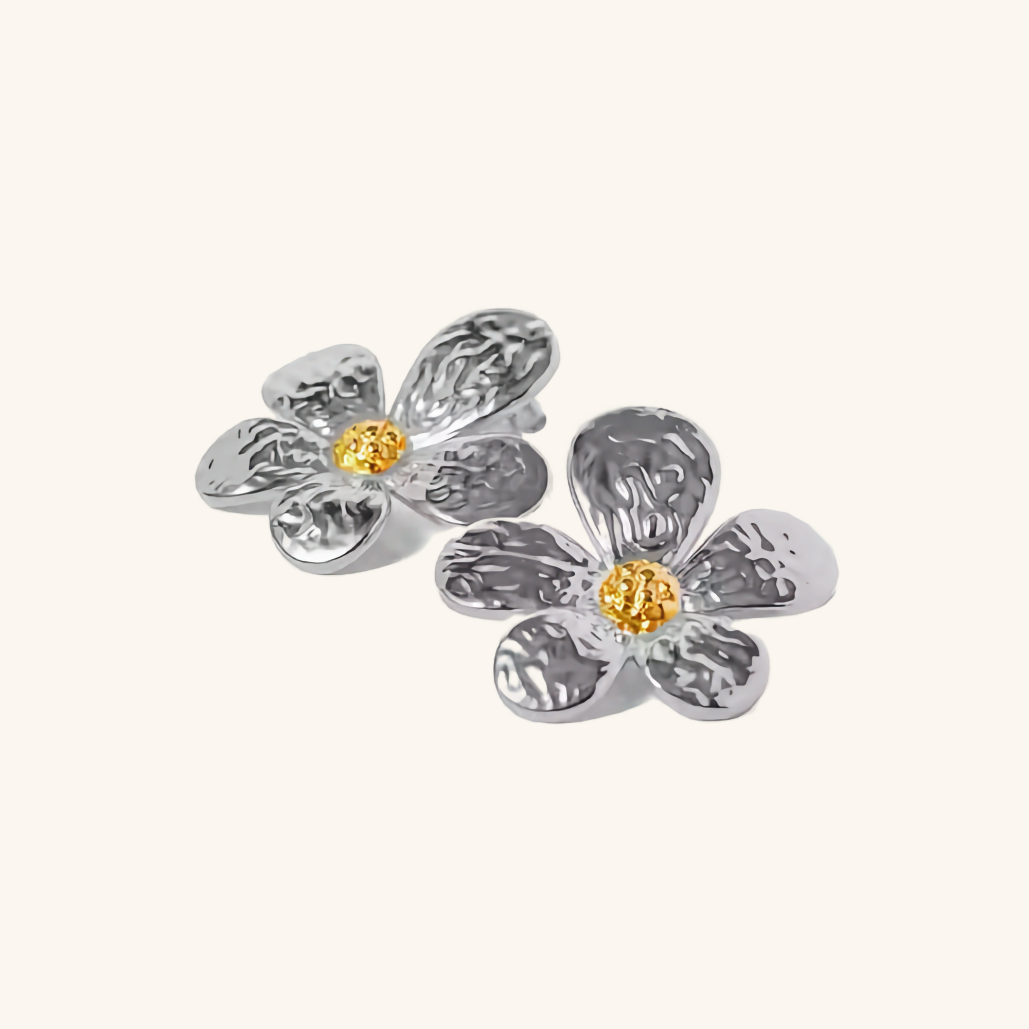 Flower Earrings with Waterproof Features - Bridget
