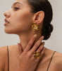 Flower Earrings with Waterproof Features - Bridget