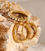 Gold Freshwater Pearl Stacked Ring – Albyn