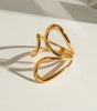 Gold Geometric Ring for Daily Wear – Hyenson