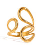 Gold Geometric Ring for Daily Wear – Hyenson