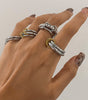 Stacked Diamond Ring with Ethically Sourced Simulants – Marion