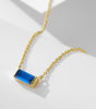 Birthstone Pendant Necklace with Simple Lucky Stone Design - Molyns