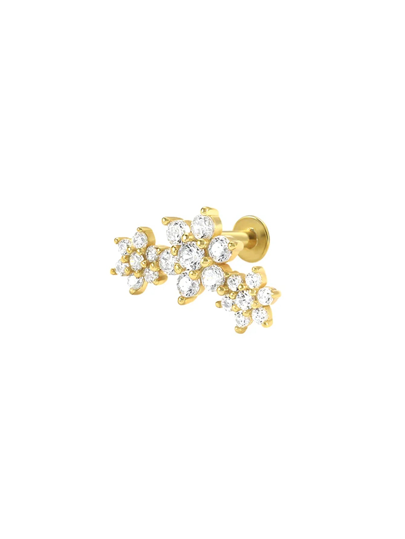 Butterfly Flower Earring Set with Zircon Stones – Reid