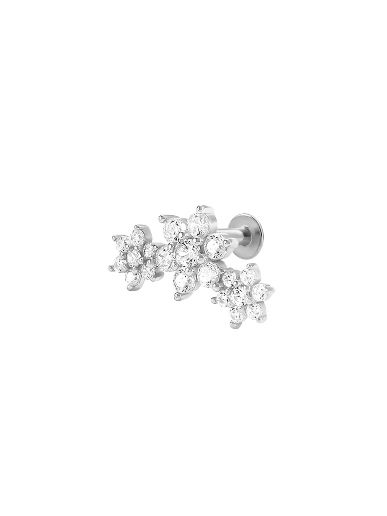 Butterfly Flower Earring Set with Zircon Stones – Reid