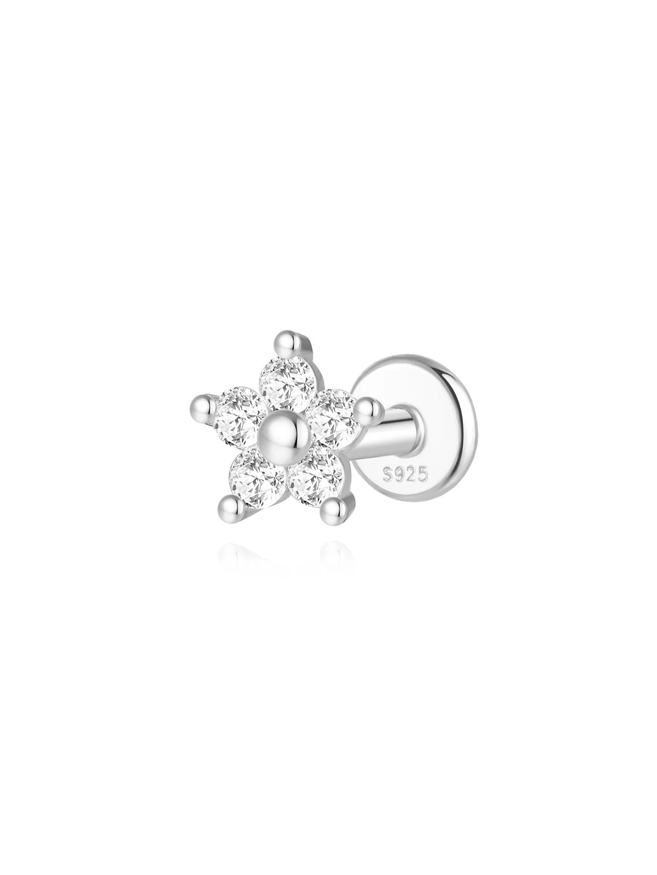 Butterfly Flower Earring Set with Zircon Stones – Reid