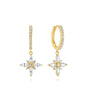 Butterfly Flower Earring Set with Zircon Stones – Reid