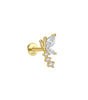 Butterfly Flower Earring Set with Zircon Stones – Reid