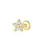 Butterfly Flower Earring Set with Zircon Stones – Reid