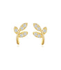 Butterfly Pendant Earrings with Zirconia – Mollie