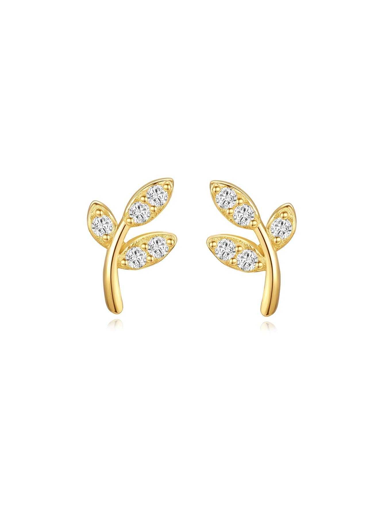 Butterfly Pendant Earrings with Zirconia – Mollie