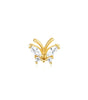 Butterfly Pendant Earrings with Zirconia – Mollie