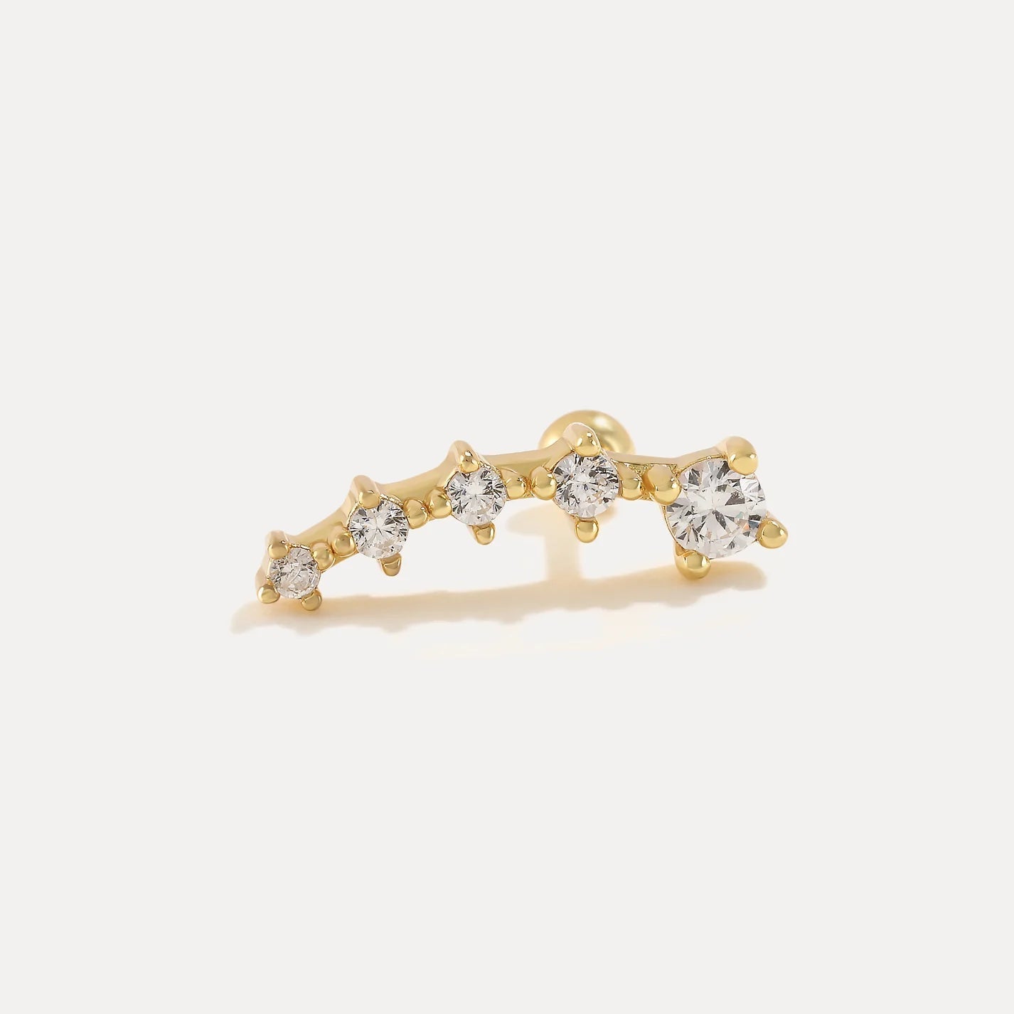 Butterfly Pendant Earrings with Zirconia – Mollie