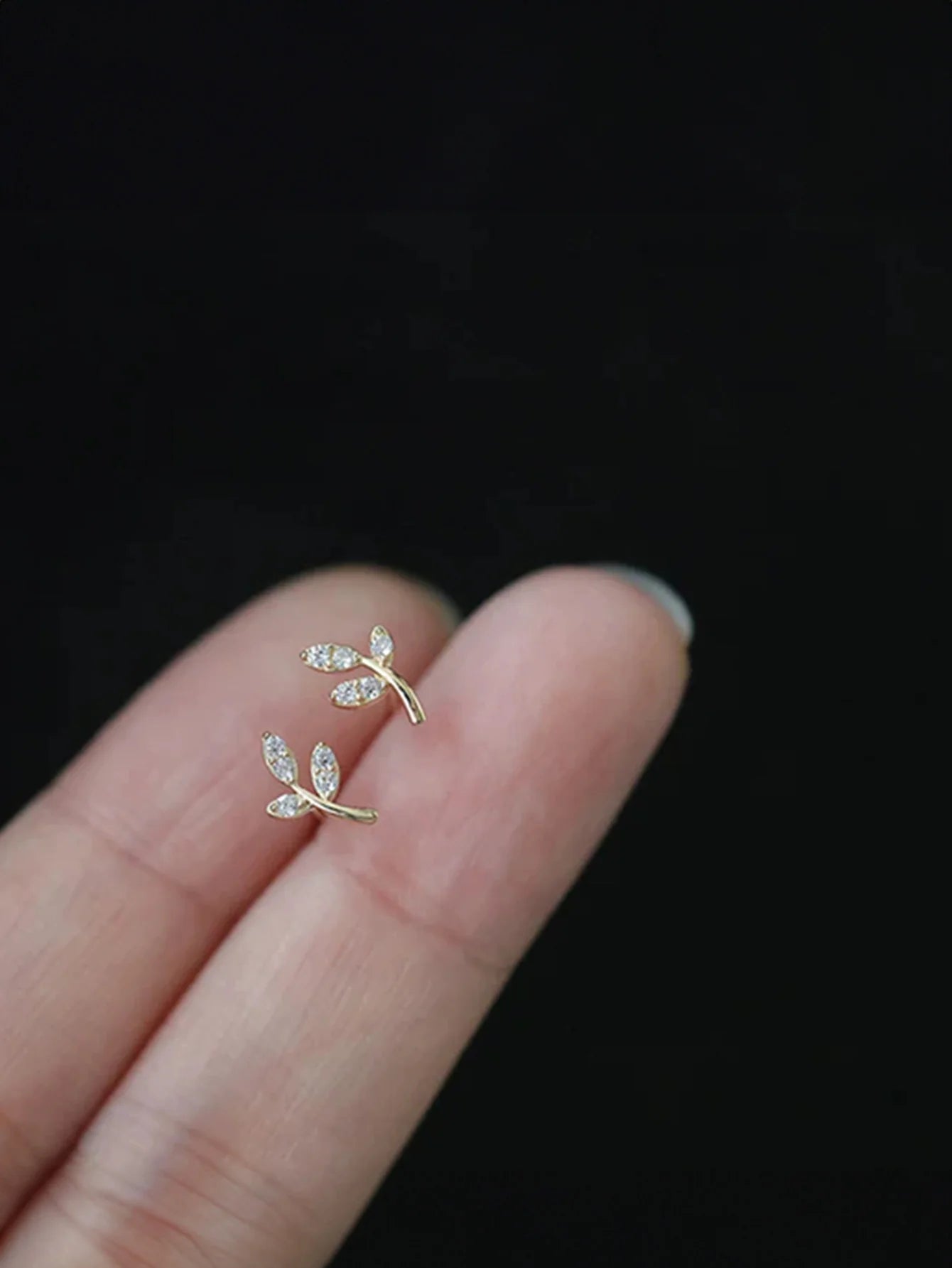 Butterfly Pendant Earrings with Zirconia – Mollie