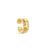 Chunky Ear Cuff and Rhodium Finished – Christean