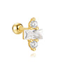 Ear Piercing Stud with Cubic Zirconia –  Emmeline