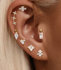 Ear Piercing Stud with Cubic Zirconia –  Emmeline