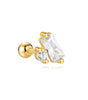 Ear Piercing Stud with Cubic Zirconia –  Emmeline