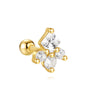 Ear Piercing Stud with Cubic Zirconia –  Emmeline