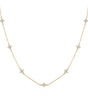 Floral Adjustable Length Necklace with Cubic Zirconia – Tyndall