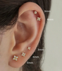Flower  Hypoallergenic and Lightweight Stud Earrings - Clemence