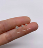 Flower  Hypoallergenic and Lightweight Stud Earrings - Clemence