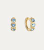 Heart Hoop Earrings with Cubic Zirconia – Joyce