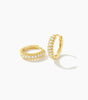 Hoop Earrings with Cubic Zirconia – Bennett