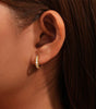 Hoop Earrings with Cubic Zirconia – Bennett