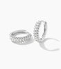 Hoop Earrings with Cubic Zirconia – Bennett