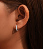 Hoop Earrings with Cubic Zirconia – Bennett