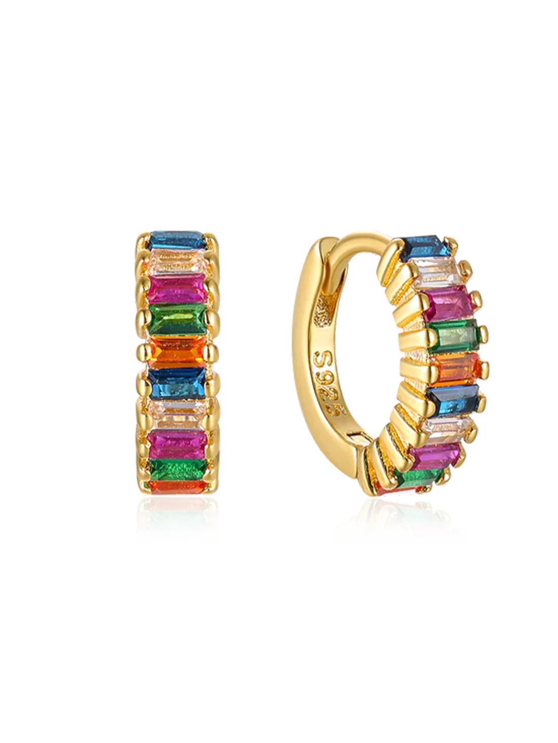 Hoop Earrings with Ultra Shine Cubic Zirconia – Marian