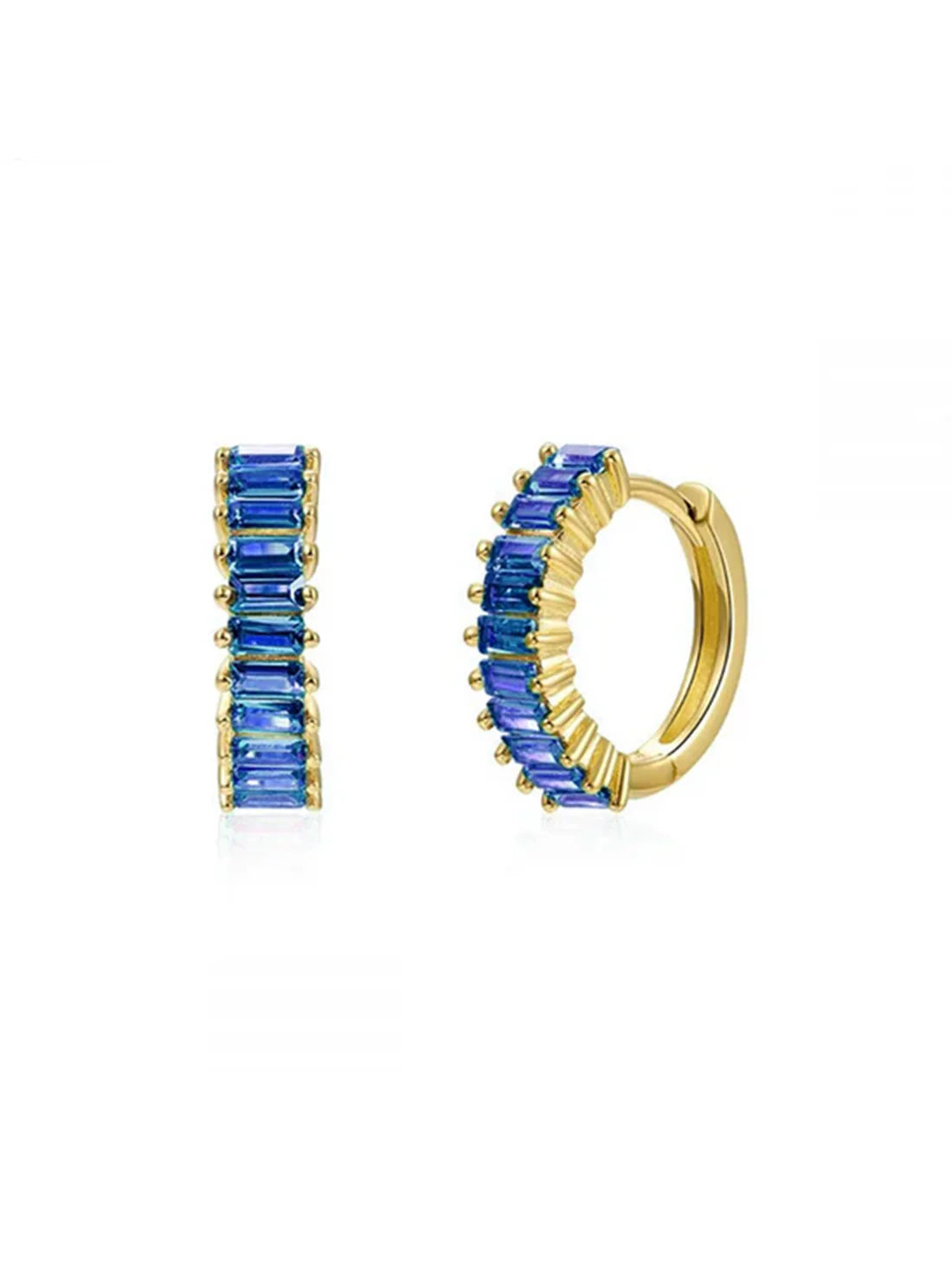 Hoop Earrings with Ultra Shine Cubic Zirconia – Marian