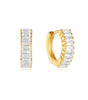 Hoop Earrings with Ultra Shine Cubic Zirconia – Marian