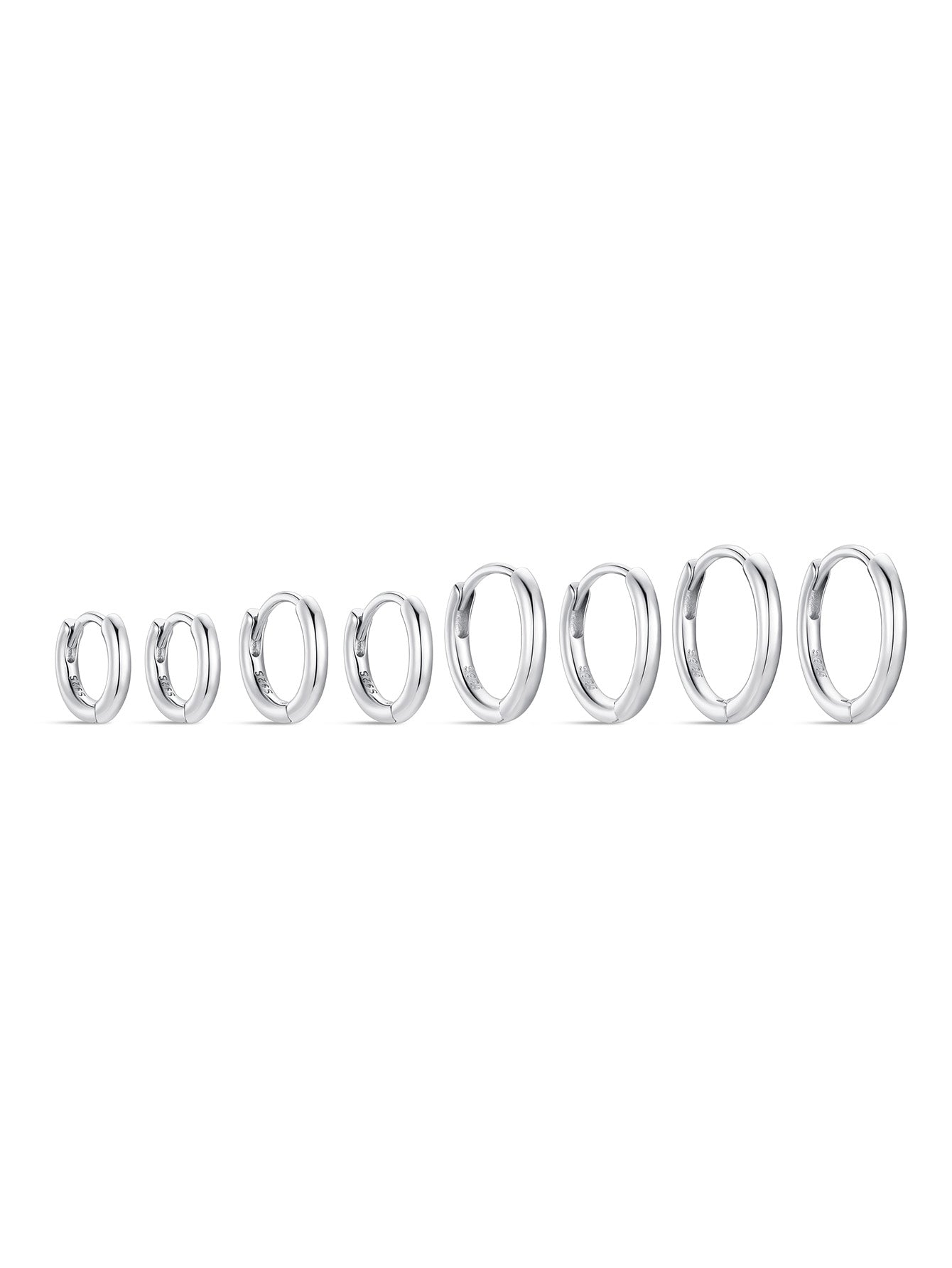 Hoop Huggie Earrings in Multiple Sizes – Mabel