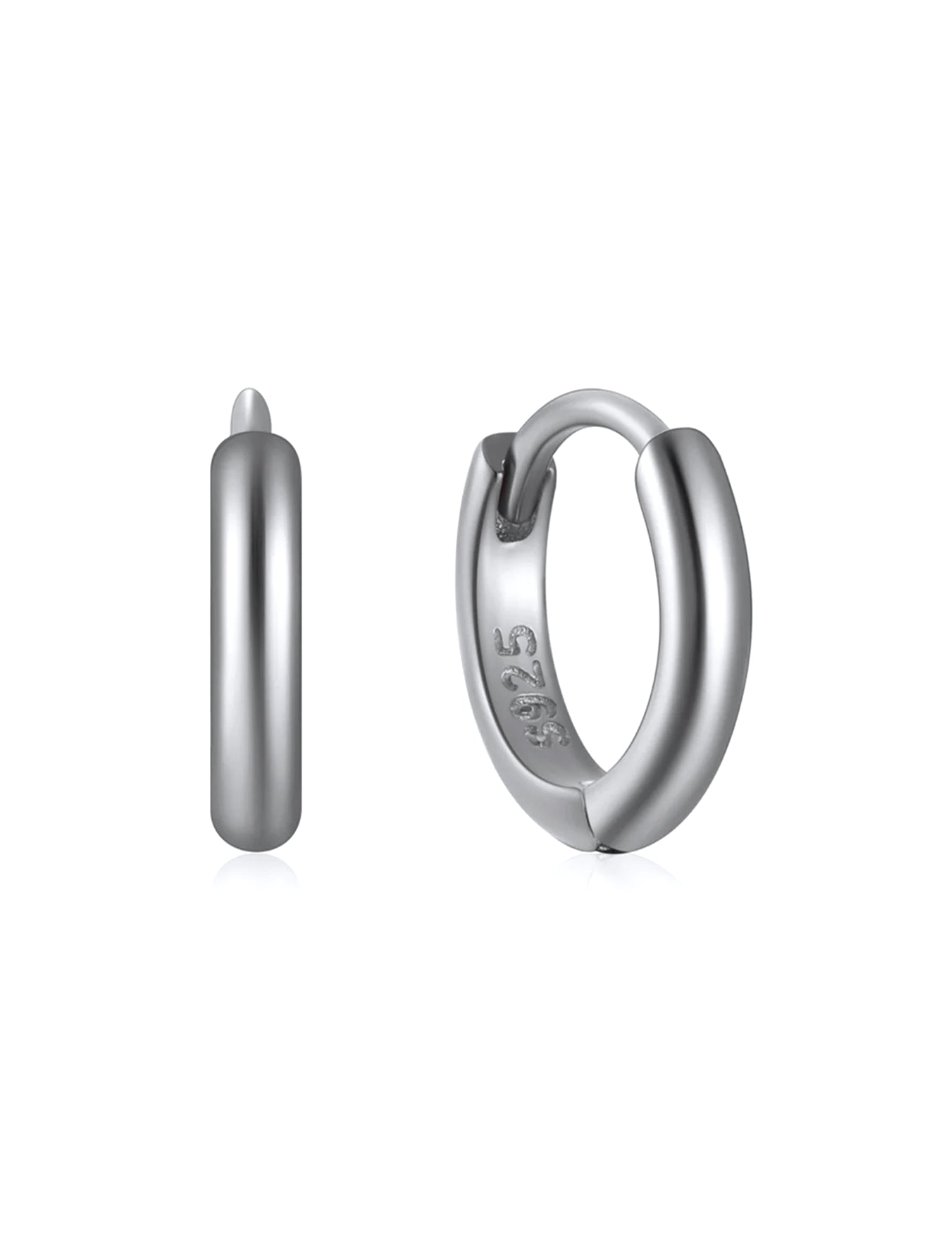 Hoop Huggie Earrings in Multiple Sizes – Mabel