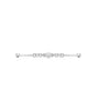 Industrial Barbell Piercing with Cubic Zirconia – Lucy