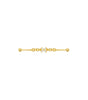 Industrial Barbell Piercing with Cubic Zirconia – Lucy