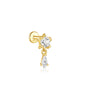 Marquise Stud Earrings with Cubic Zirconia – Harlow