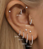 Twist Hoop Earrings Available in Multiple Sizes – Hannah