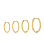 Twist Hoop Earrings Available in Multiple Sizes – Hannah